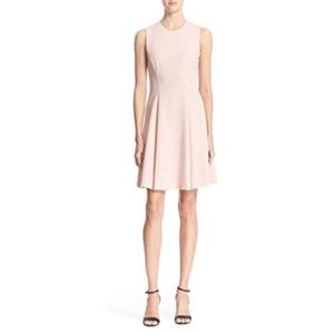 Theory Tespa Crepe Fit and Flare Dress